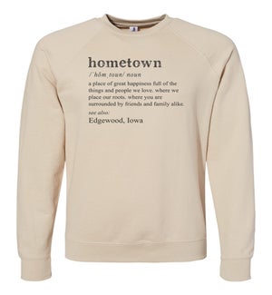 Hometown Definition Personalized Crew